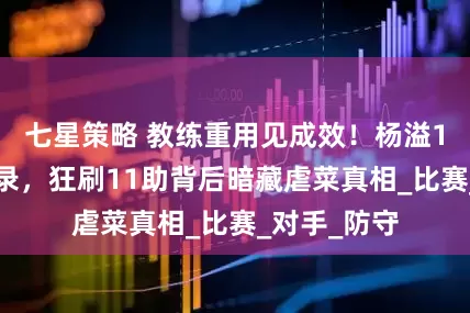 七星策略 教练重用见成效！杨溢17助攻破纪录，狂刷11助背后暗藏虐菜真相_比赛_对手_防守